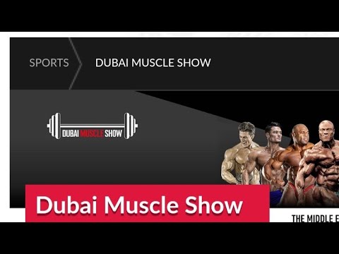 Dubai muscle show 2019.sadik hadzovic,andrei deiu.#vlog3