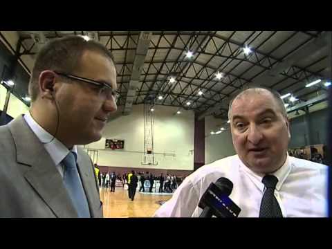 Ivica Burić - trener Jolly JBŠ daje izjavu nakon utakmice sa Alkarom