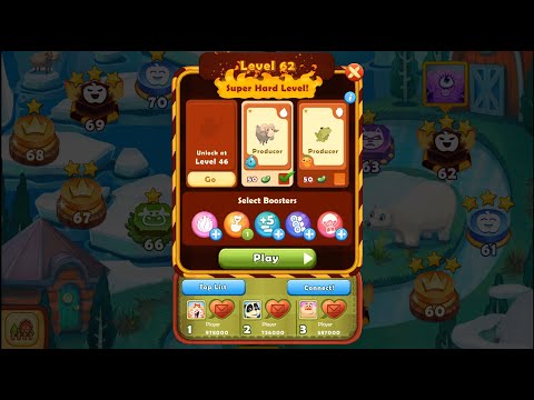 Farm Heroes Saga Level 62