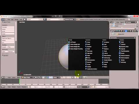 Blender 2.6 Beginner Course | Tutorial 8: Creating your first Model Part II [HD]