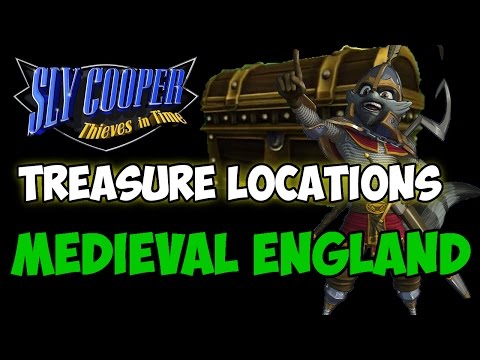 Sly Cooper Thieves in Time - Episode 4: Of Mice and Mechs (Medieval England) Treasure Locations