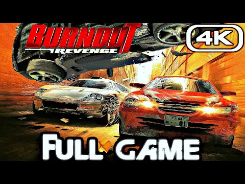 BURNOUT REVENGE Gameplay Walkthrough FULL GAME 100% (4K 60FPS) No Commentary