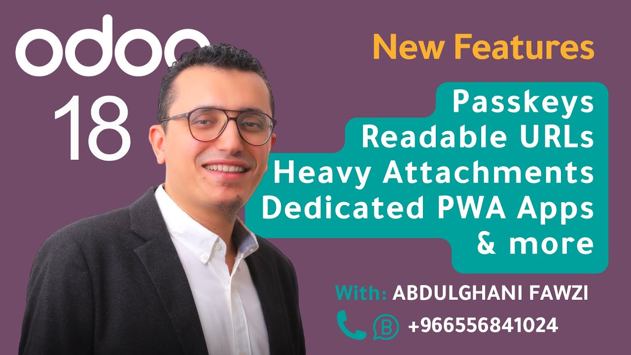 المزايا العامة الجديدة في odoo18