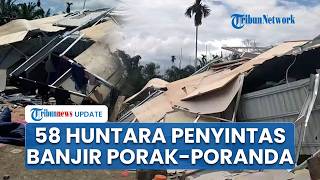 Penampakan 58 Huntara Penyintas Banjir di Aceh Utara Rusak Parah Diterpa Angin Kencang & Hujan Deras