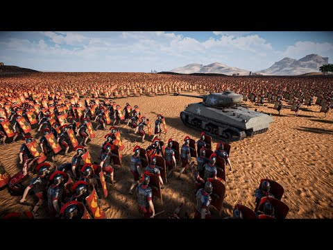 1 SUPER TANK vs 1 MILLION ROMAN SOLDIERS - Ultimate Epic Battle Simulator 2