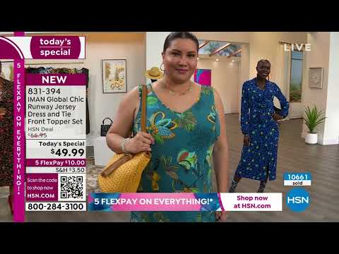 HSN | IMAN Global Chic Fashions Celebration 07.30.2023 - 12 PM