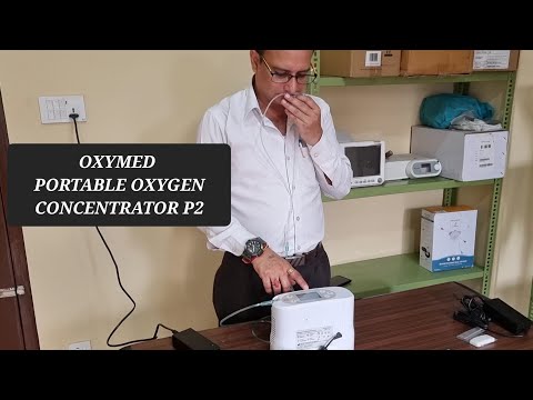 OXYMED P2 PORTABLE OXYGEN CONCENTRATOR FAA APPROVED