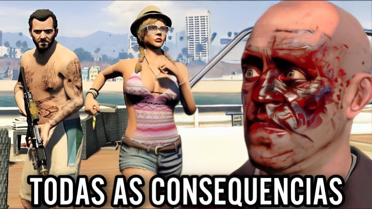 O QUE ACONTECE SE VOCÊ NÃO OBEDECER O GTA 5 (Recompilação)