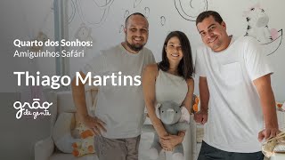 THIAGO MARTINS PRESENTEIA SOBRINHA COM QUARTO DE BEBÊ AMIGUINHOS SAFÁRI | GRÃO DE GENTE