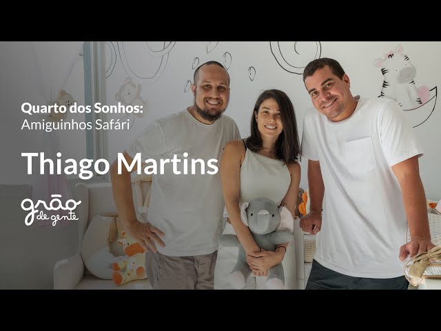 THIAGO MARTINS PRESENTEIA SOBRINHA COM QUARTO DE BEBÊ AMIGUINHOS SAFÁRI | GRÃO DE GENTE