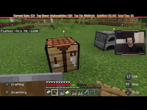 Minecraft  Chill Stream  June 3, 2019 pt1   Strengthening the Perimeter