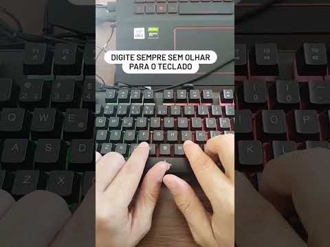 O que você precisa saber sobre o seu teclado para digitar corretamente. #informaticabasica #teclado