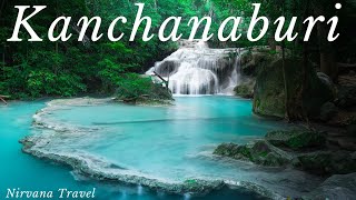 KANCHANABURI, Thailand • A Journey Through History & Natural Beauty • Erawan Waterfall Elephant Bath