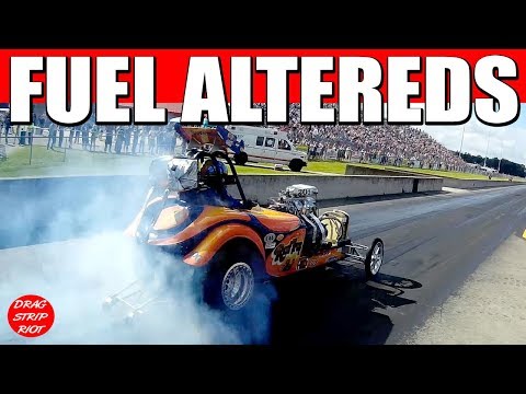 Fuel Altered Nostalgia Drag Racing Northern Nationals Video