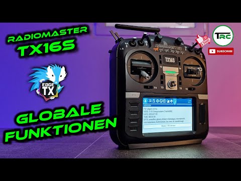 Radiomaster TX16S Tipps und Tricks - Globale Funktionen programmieren