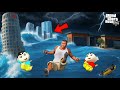GTA V Franklin Shinchan Survive Fight Tsunami In GTA 5 In Telugu