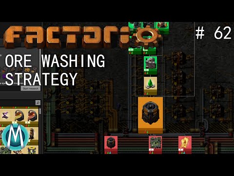 [Factorio 1.1 4K] Angel/Bobs Ep 62: Ore Washing Strategy (Tutorial/Walkthrough)
