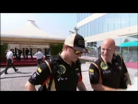 Räikkönen in Abu Dhabi paddock - 02/11/2013
