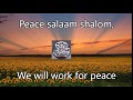 Peace Salaam Shalom