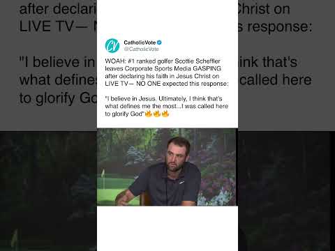 #1 Golfer's Answer STUNS The Media