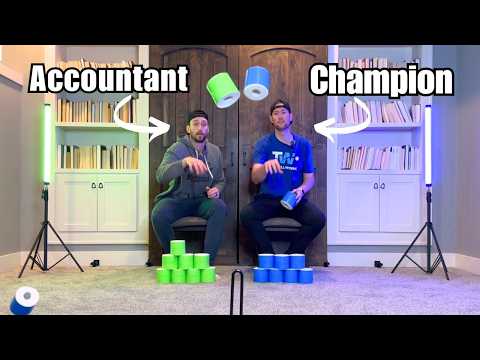 Trick Shot World Champion vs 10 Normal People