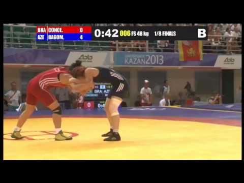 Kazan-2013 / Patimat Bagomedova (AZE) - Graziela Conceicao (BRA) - 1/8 final