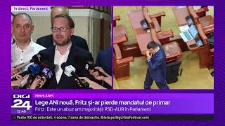 Prima reacție a lui Dominic Fritz, după propunerea PSD care l-ar lăsa fără mandatul de primar