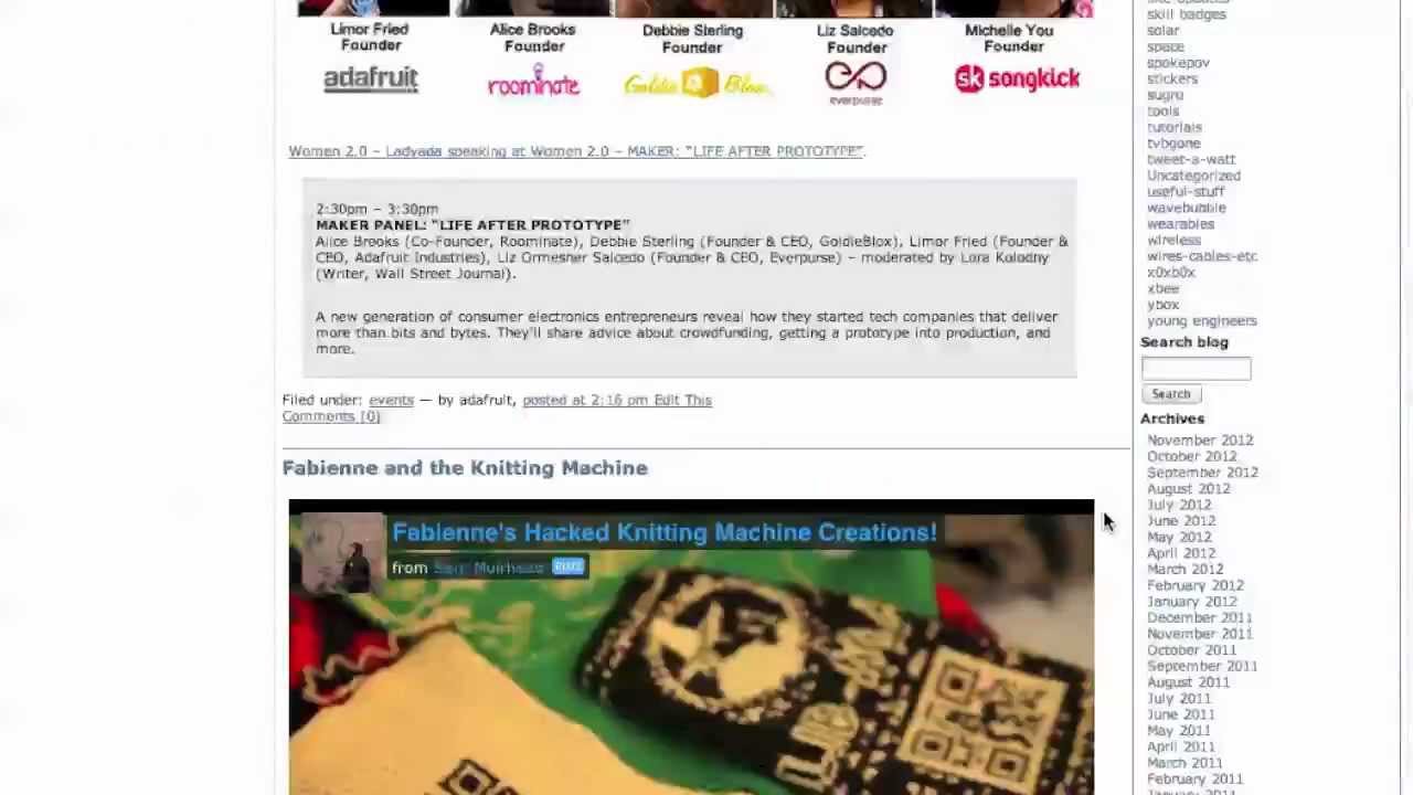 Infinite Scroll on the adafruit.com/blog/