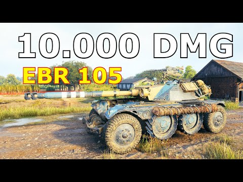 World of Tanks Panhard EBR 105 - 6 Kills 10K Damage
