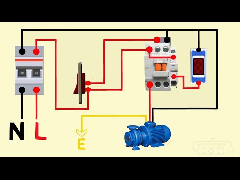 Electric Series line testing board connection animation video