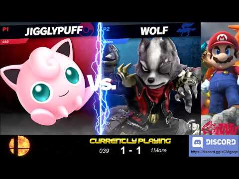 Smash Ultimate Coda (Jigglypuff) vs 1More (Wolf) Grand Finals IWU Spring Tournament