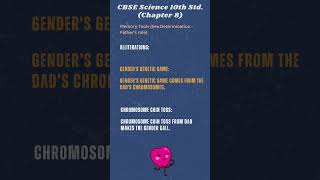 CBSE 10 Science. Heredity. Ch. 8. Sex Determination - Father's role | Texcellency textbooks