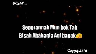 Download lagu Story WA rindu ayah mp3