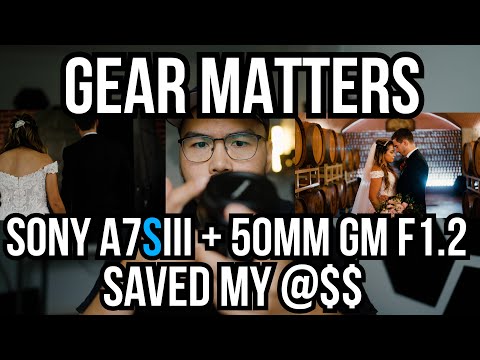 GEAR MATTERS: Sony a7SIII + 50mm GM f/1.2 Saved me during Wedding Video #sonya7siii #weddingfilm