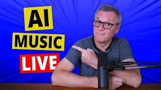 AI Music Generated Live! (with help from my audience)