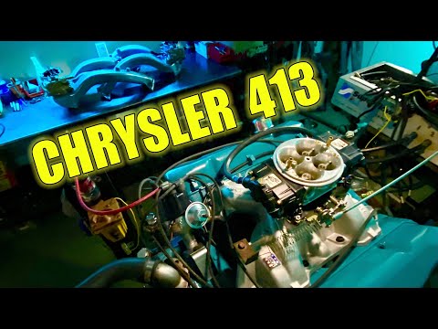 RARE 413 Chrysler Tested on DYNO - Historic 300J V8