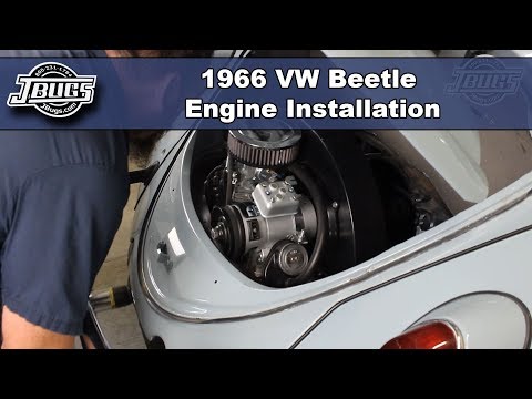 JBugs - 1966 VW Beetle - Engine Installation