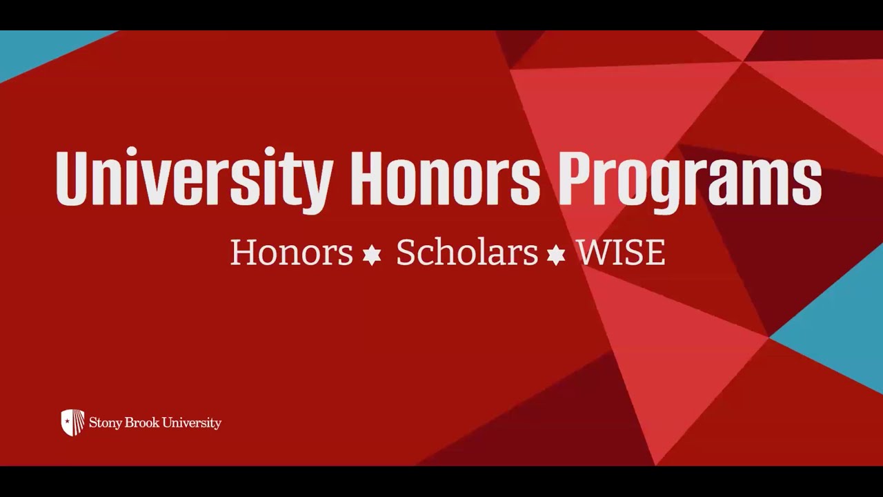 University Honors Programs Virtual Information Session