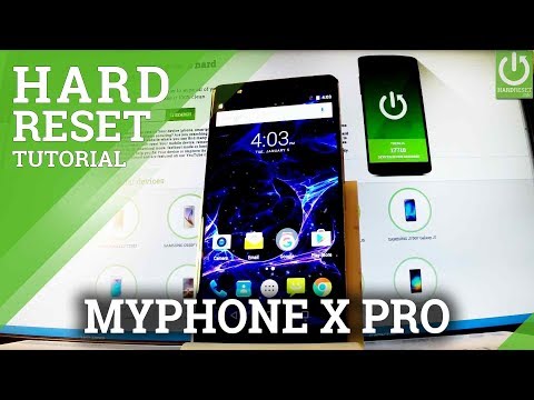 How to Hard Reset myPhone X PRO - Erase Everything / Restore Settings