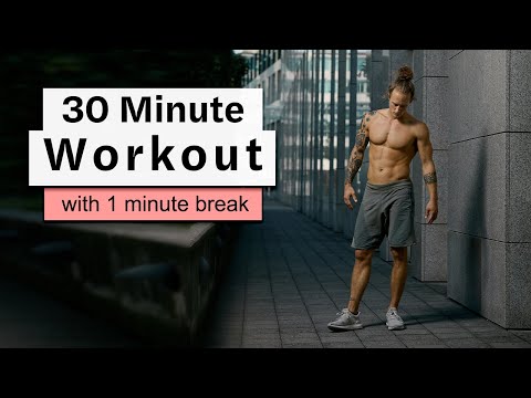 30 Minute Workout CHALLENGE [Bodyweight Hiit] | Full Body | Leo Moves
