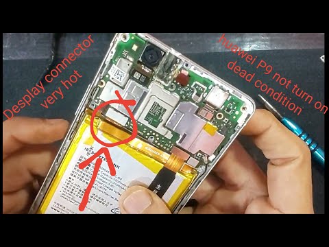 Huawei P9 p9 lite p8 display problem fix short ic remove dead condition