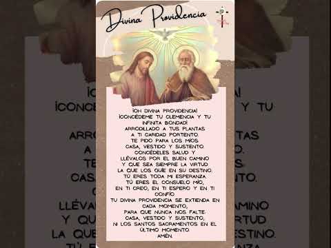 Oración a La Divina Providencia para el primero del mes #divinaprovidencia #oraciondivinacatolica