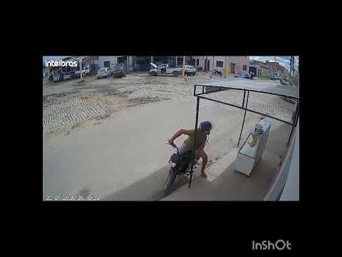 Radialista André Lúcio, acidente na rua são José em Jaguaruana, Ce nesta quinta dia 23/07/2026