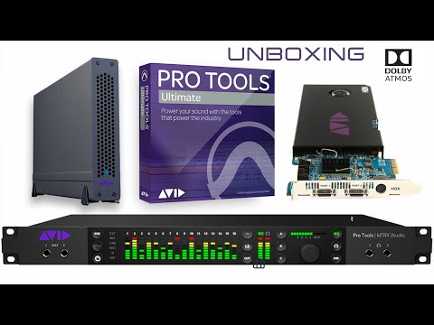 Avid Pro Tools HDX MTRX Studio Rack System Unboxing
