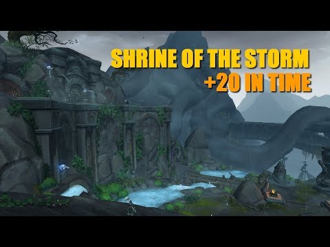 Mythic Plus Key - BFA season 3 -  Shrine of the Storm +20 in time