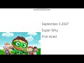 Pbs Kids Sprout History 2005 2013 Reupload And Updated