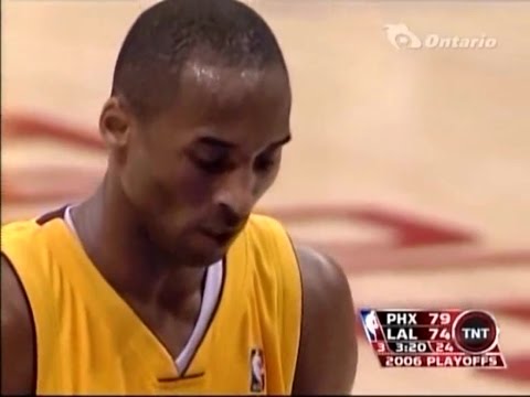 2006.05.04 Playoffs R1G6 Kobe Bryant at Suns 50 Points highlights