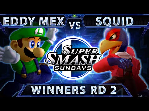 SSS 30 - XTR Eddy Mexico (Luigi) Vs. Squid (Falco) SSBM Winners Round 2 - Melee