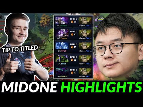 NEW OG vs ALLIANCE - First PRO GAME with New Member MIDONE