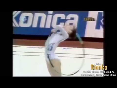 Bianka Panova - 1987 - Hoop routine - World Championship - Varna, Bulgaria